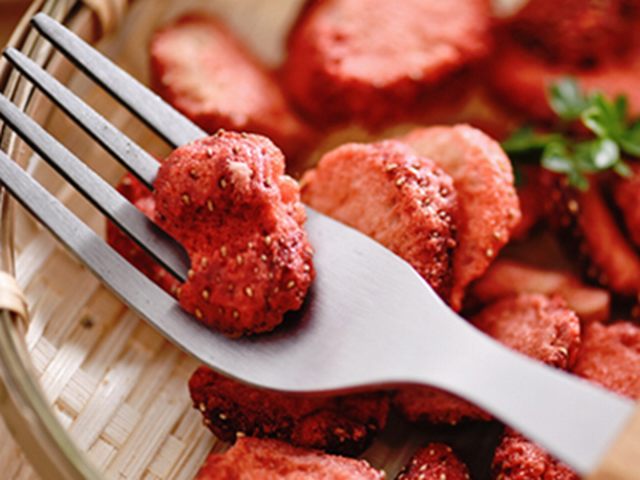 What is freeze-dried fruit?